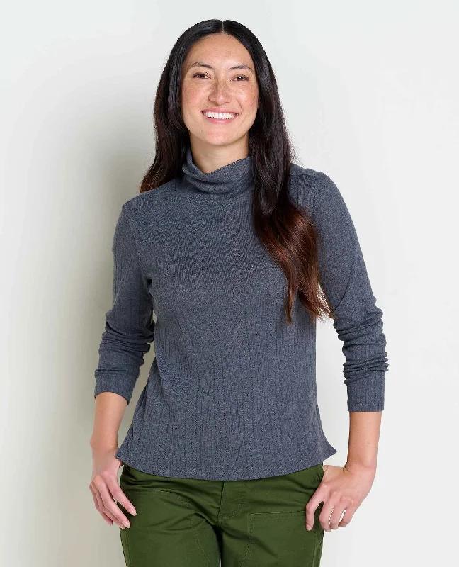 Foothill Pointelle Long Sleeve T-Neck