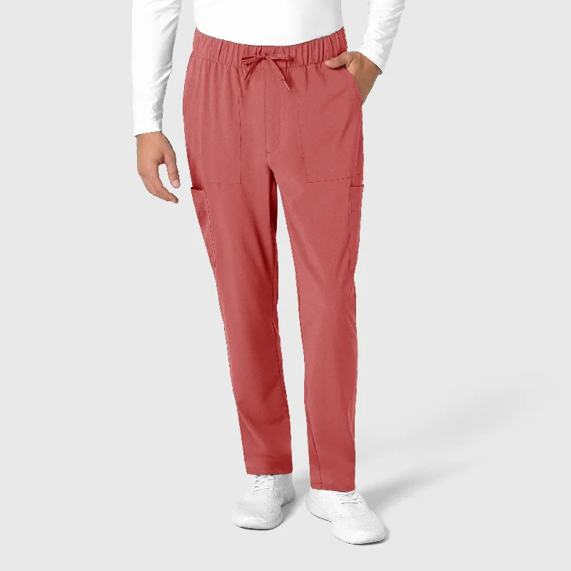 RENEW Men's Tapered Scrub Pant - Mineral Red