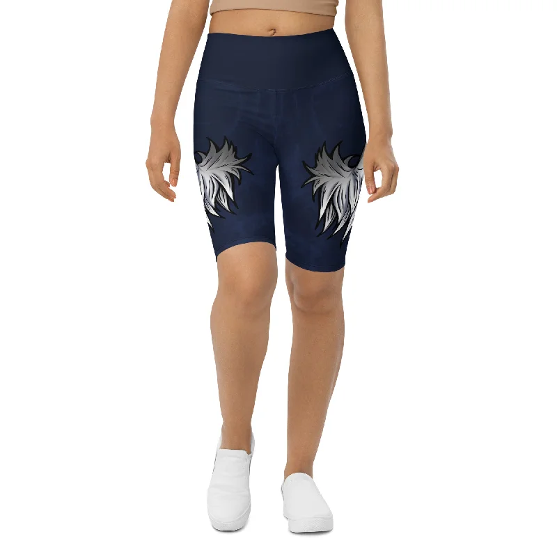 Angel Wings Biker Shorts